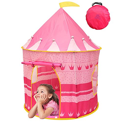 Kiddey princess castle kids play tent - indoor/outdoor …