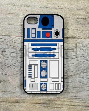 Case Cartel® R2D2 Star Wars Artist Illustration Phone Case for iPhone 5 / 5S - Retail Packaging (Black)