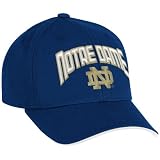 NCAA Notre Dame Fighting Irish Structured Adjustable Hat, Youth Size, Navy