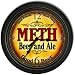 Meth 's Beer and Ale Black Cascading Pub Style Wall Clock