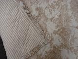 BEIGE TOILE DE JOY BABY QUILT