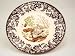 Spode Woodland American Wildlife Collection Winter Scene Salad Plate 8 inch - Snowshoe Rabbit