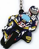 Review Bike It  / MotoGP Motorcycle Marco Melandri Telefonica Movistar Rubber Keyfob/Keyring