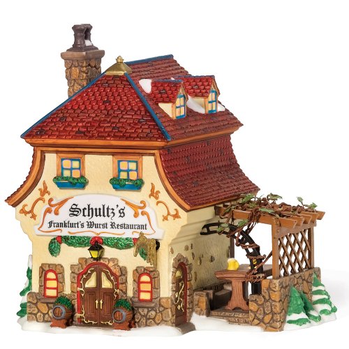 Department 56 Alpine Village Schultz's Wurst Restaurant