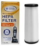 Dirt Devil F1 HEPA Filter; Long-Life WASHABLE, REUSABLE and HEPA Filtration, Compare With Dirt Devil Part # 3-JC0280-000, 1-863118-000