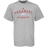 Adidas Arkansas Razorbacks Ash Practice T-shirt