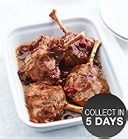 4 Maple Cured Gammon Shanks with Orange & Cranberry Sauce