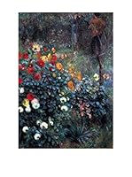 Especial Arte Lienzo Garden in the street Cortot, Montmartre Multicolor