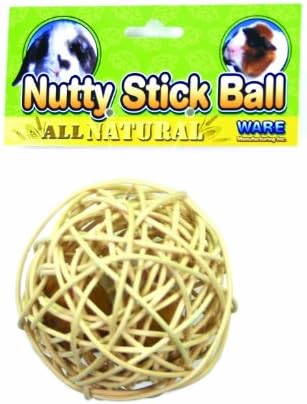 WARE MFG. INC. BIRD/SM AN 03065 NUTTY STICK BALL TREAT NATURAL MEDIUM