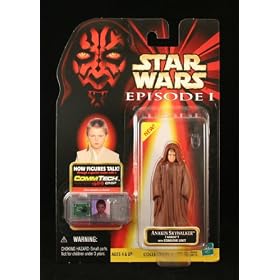 Star Wars - 1999 - Hasbro - Anakin Skywalker (Naboo) Figure - Comm Tech Chip - Collection 1 - New - Limited Edition - Collectible