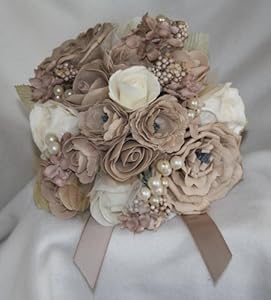 Mocha wedding flowers
