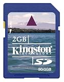 Kingston 2Gb Secure Digital Memory Card Retail 32X Read 4Mb/Sec Write 3Mb/Sec - Lifetime Warranty