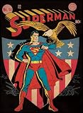 ROOMMATES RMK1632SLG Superman Patriotic Issue Peel and Stick Comic Cover