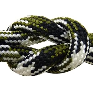 Paracord - Guaranteed MilSpec C-5040H Compliant, 8-Strand, Type III, Military Survival 550 Parachute Cord. 110 Ft. Hank of Army Camo, made in the U.S. from 100% Nylon. Includes FREE EBook: 