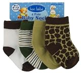 Bon Bebe - Sport bon bebe Infant Socks 4 Pk (infant to baby, 0-12 months)