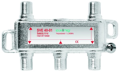 Axing SVE 40-01 4-Fach SAT-Verteiler, (5-2400 MHz) Preisvergleich