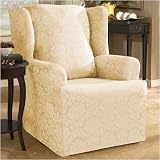 Sure Fit 047293 Normandy Wing Chair Slipcover