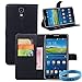 OEAGO Samsung Galaxy Mega 2 Case for Samsung Galaxy Mega 2 with 1 Stylus Pen - Black