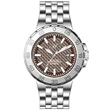 Magico Mens Stainless Steel Automatic Watch with Watch Winder #20001-44 by Magico