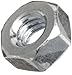 Steel Hex Nut, Right Hand Threads, M2-0.4 Threads (Pack of 100)