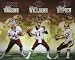 John Riggins, Mark Rypien and Doug Williams Washington Redskins Autographed/Hand Signed Super Bowl M