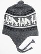 Handmade Alpaca Natural Fiber Traditional Hat with Earflaps - Purest Charcoal (Women/Men Gift Idea) Handmade Alpaca Natural Fiber Traditional Hat with Earflaps - Purest Charcoal (Women/Men Gift Idea)