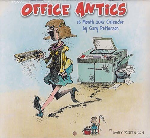 2015 16 Month Mini Wall Calendar (Office Antics) by Studio 1735
