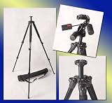 DMKFoto Prof Black Tripod 717 with Pan Tilt Head