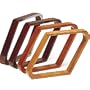 9 Ball Diamond Wooden Rack