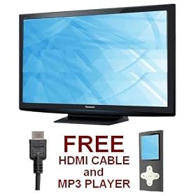 Panasonic TC-L42U25 42 1080p LCD HDTV - FREE HDMI Cable + MP3 Player by Panasonic