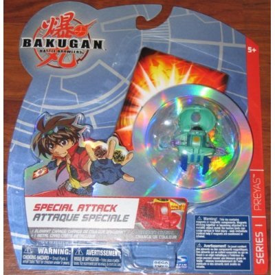 Preyas Element Change Special Attack Green Bakugan Battle Brawlers Figure wit...