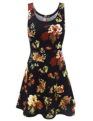 Thanth Women Floral Spring Garden Party Picnic Dress Party Cocktail Dress