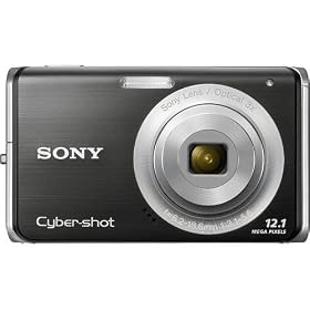 Sony Cybershot DSC-W190 12.1MP Digital Camera with 3x Super Steady Shot Stabilized Zoom and 2.7 inch LCD (Black)