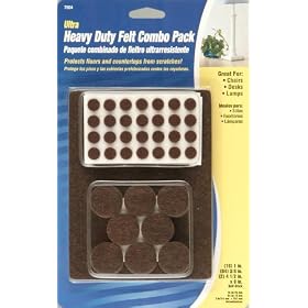 Waxman 7604 Home-Helper Felt Combo Pack, Brown by Waxman