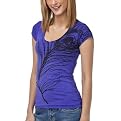 License Juniors Feather Graphic Tee - Purple Moon&nbsp;S