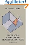 Matrices and Linear Transformations
