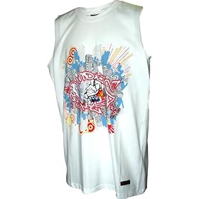 Deny sleeveless basketball tee