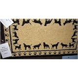 American Mills 28186 18 x 30 Inch Dog Walking Border Doormat by American Mills