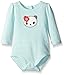 Gymboree Baby Girls' Mint Microstripe Panda Graphic Bodysuit