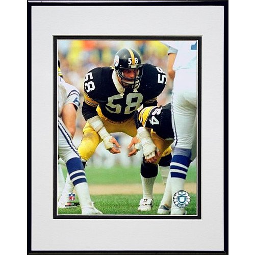 Photo File Pittsburgh Steelers Jack Lambert Framed Photo