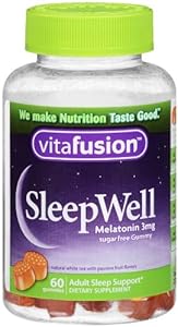 Vitafusion Sleep Well Gummy Sleep Support, 60 Count (Pack of 2)