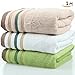 Moolecole Luxury Bath Towel Bamboo Fiber Bath Towel Super Soft & Extra-Absorbent 590gram,27''x55''