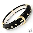 FPJ Vibrant Bracelet With 197.51ctw Precious Stones - Genuine Diamonds and Onyx Well Made in 14K Yellow Gold and 925 Sterling silver. Total item weight 61.5g Length 7.75in