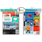 Fruit of the Loom Little Boys' Transformer Prime  Brief (Pack of 5)