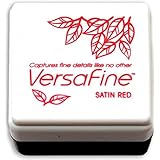 Tsukineko Small-Size VersaFine Instant Dry Pigment Ink, Satin Red