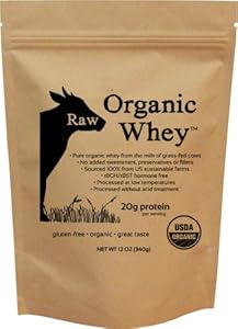 Raw Organic Whey - USDA Certified Organic Whey Protein, 12oz