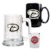 Arizona Diamondbacks MLB Glass Tankard Beer Mug / Ceramic Coffee Mug / Square Shot Glass 3-Piece Set