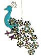 Lavish Jeweled Regal Peacock with Glitter Christmas Ornament 6.5"