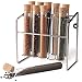Spice Rack - Glass Spice Tube Set (Silver) (7