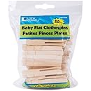 Loew Cornell 1021208 Baby Flat Clothespins